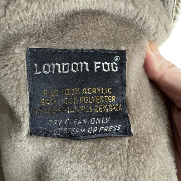 Men’s Vintage Khaki London Fog Trench Coat - Size 40 Regular - Picture 5 of 10